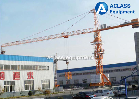 중국 6 톤 건축을 위한 기본적인 이동할 수 있는 탑 기중기 상승 기계 40 m 고도 협력 업체