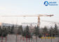 건축 상승 장비 편평 정점 탑 기중기 6 톤 지브 55 미터 협력 업체
